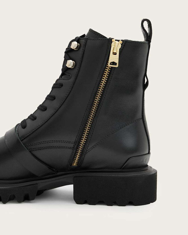TORI LEATHER BOOTS 5