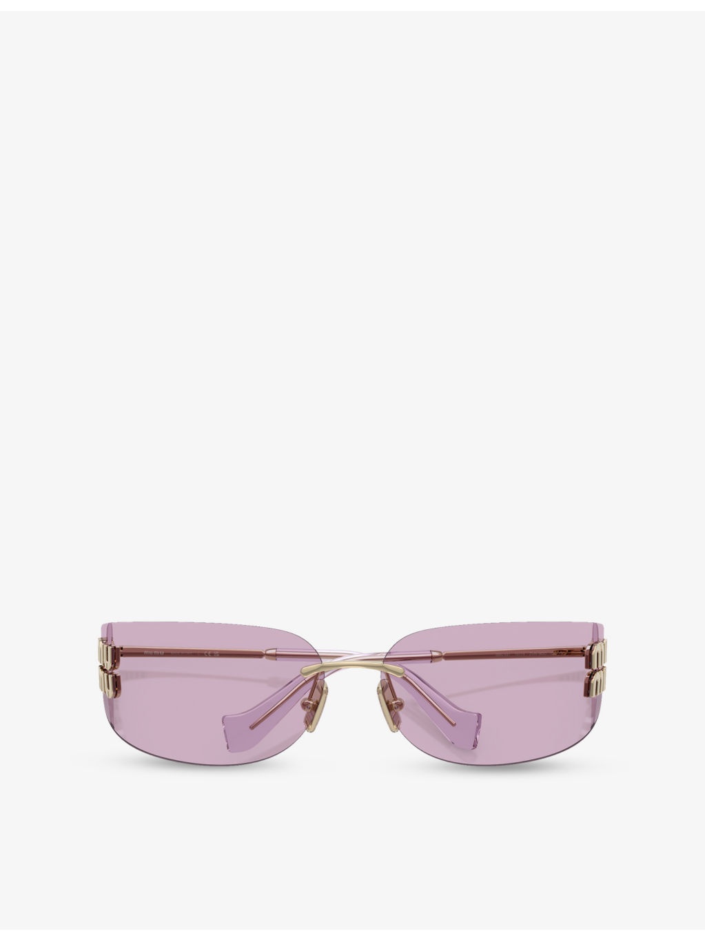 MU A51S Square-Frame Metal Sunglasses - 5