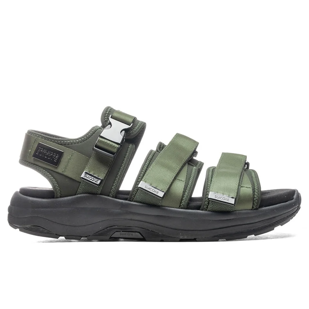 SUICOKE X TOM WOOD VEGA SANDAL - OLIVE GREEN - 1