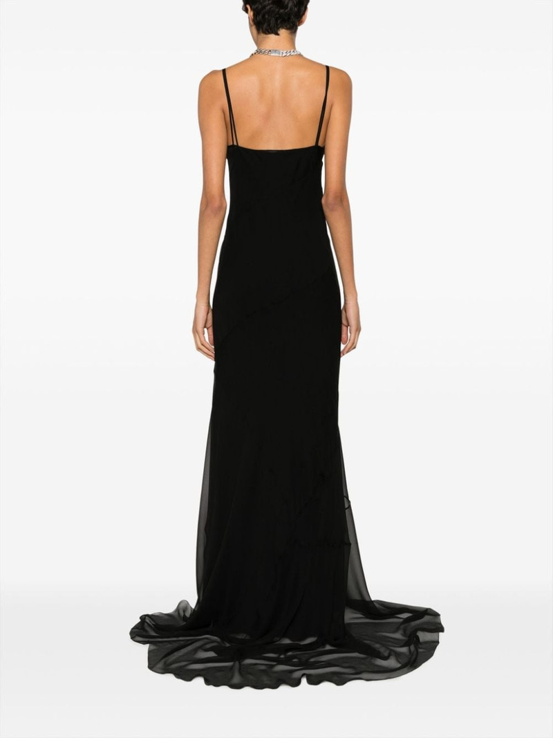 chiffon sleeveless maxi dress 4