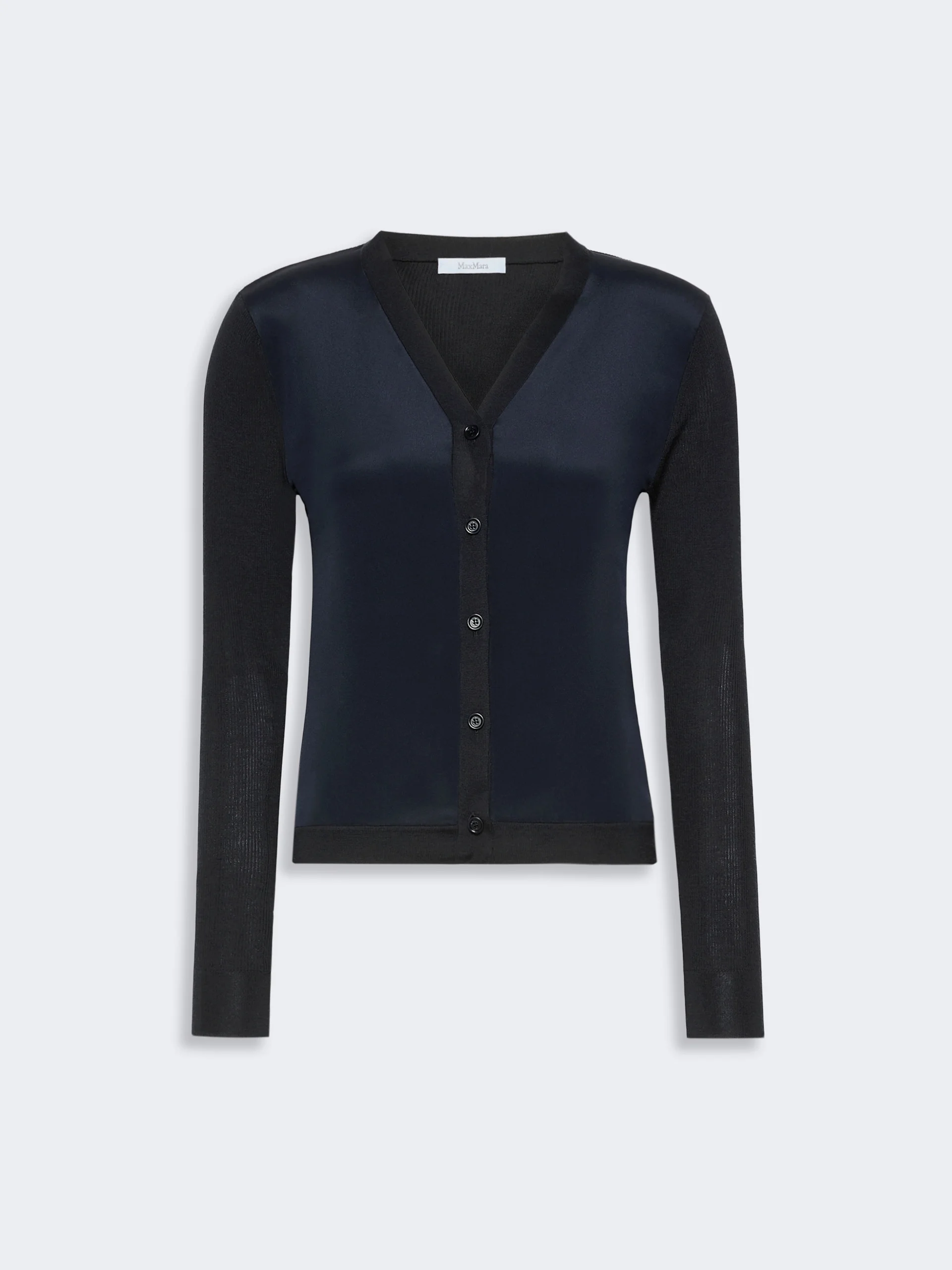 NINFEE Cashmere and silk cardigan - ULTRAMARINE - 1