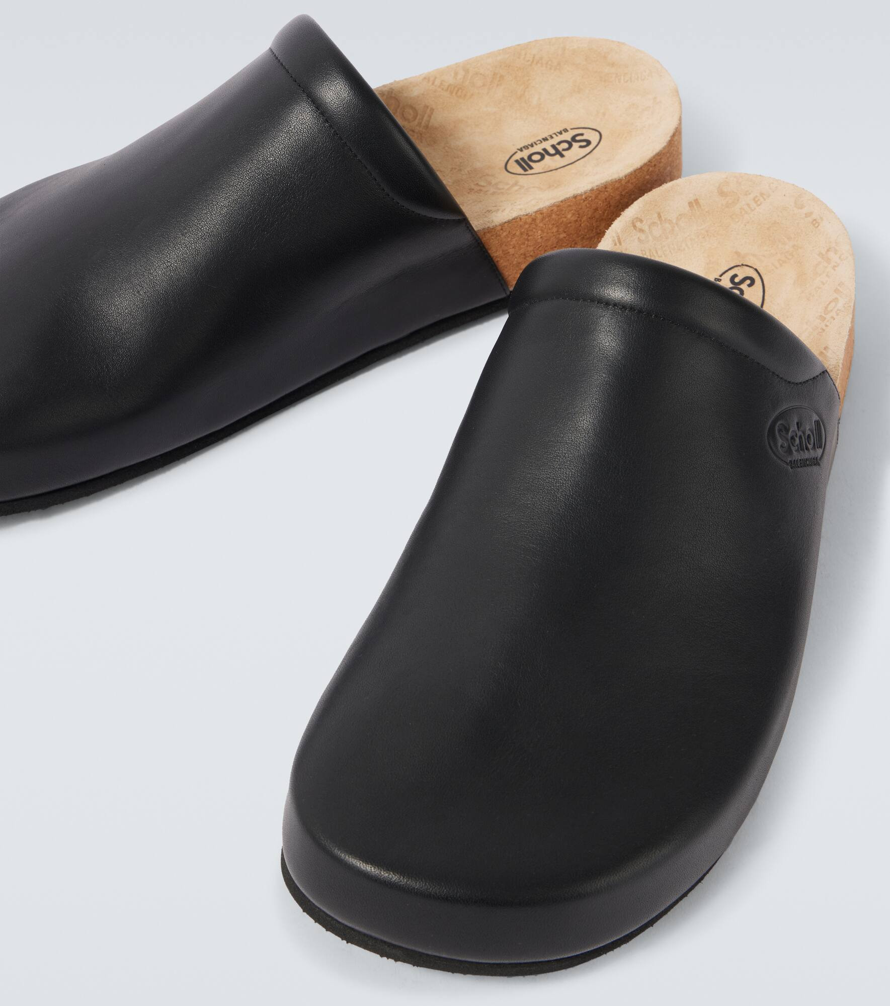 x Scholl leather mules - 3