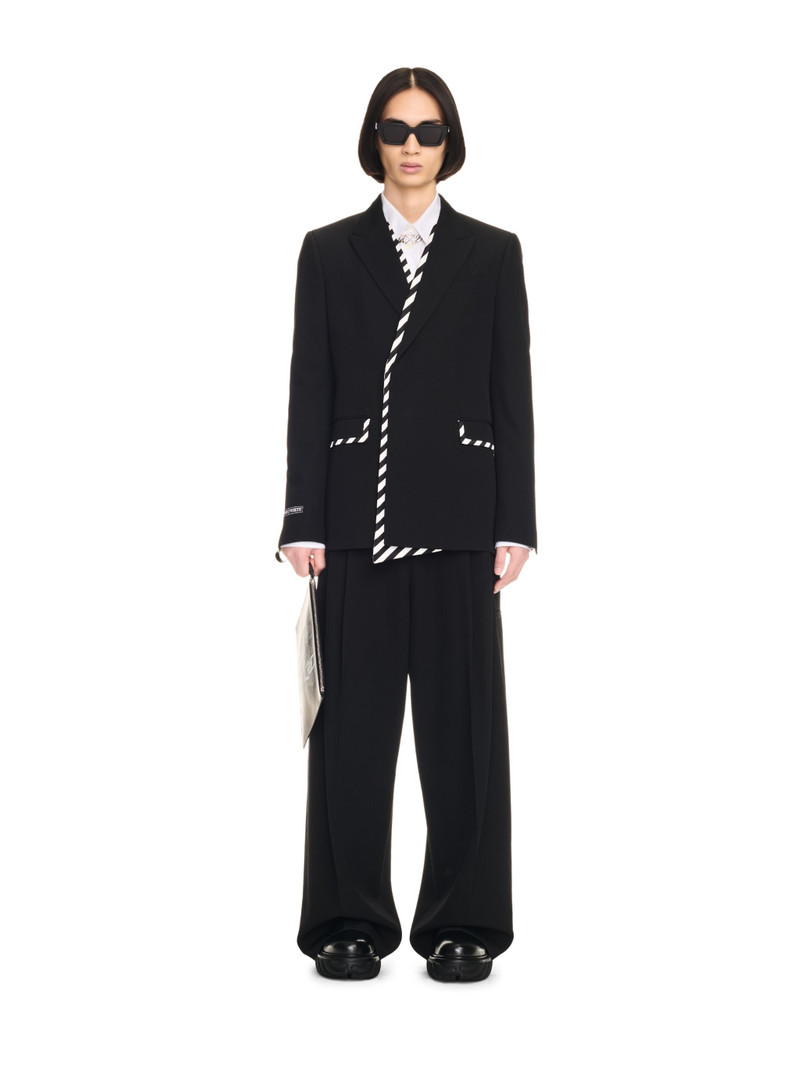 Off-White Black Wool Tailored Pants outlook