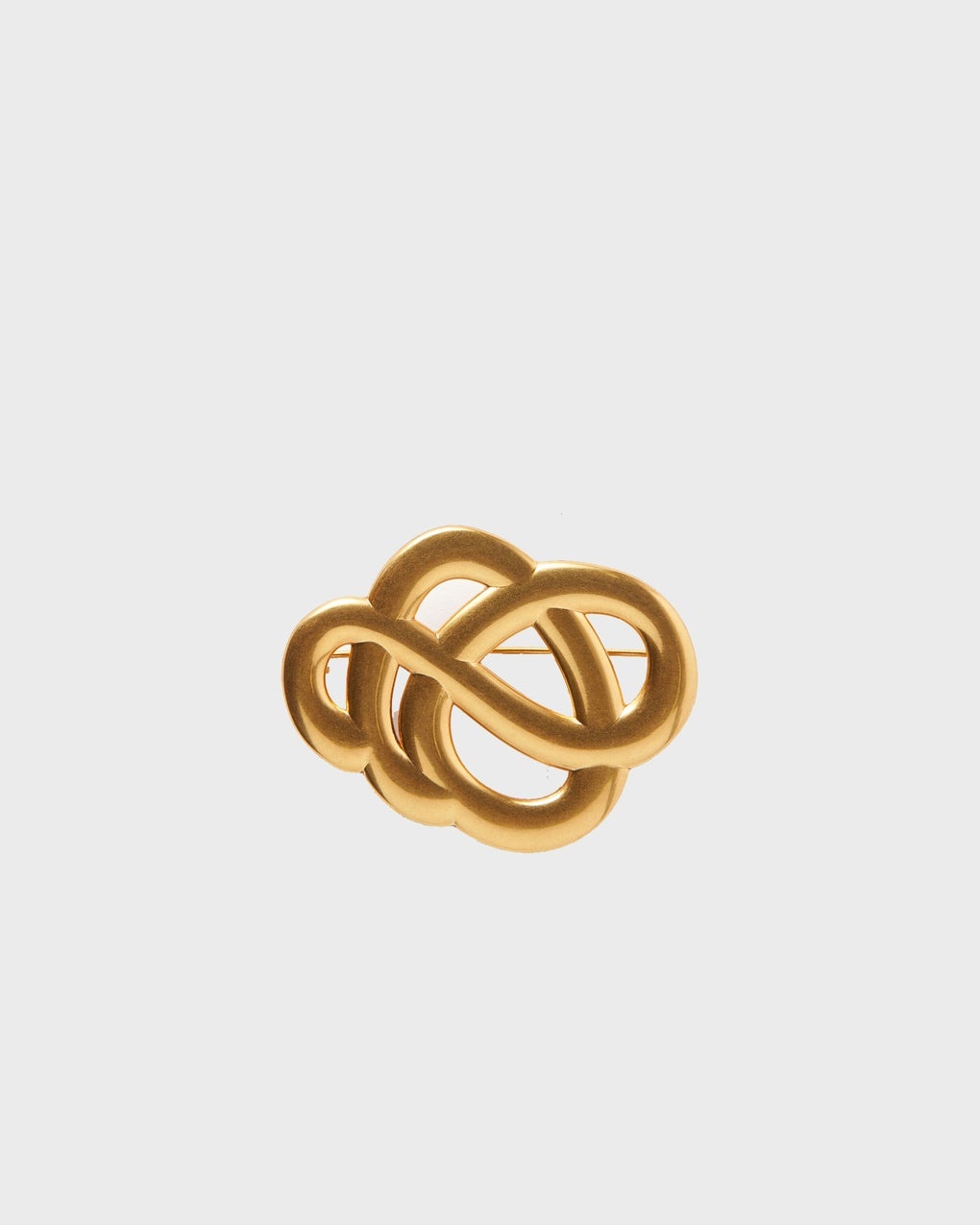 Brooch Scribble Detail  Gold ONESIZE - 1