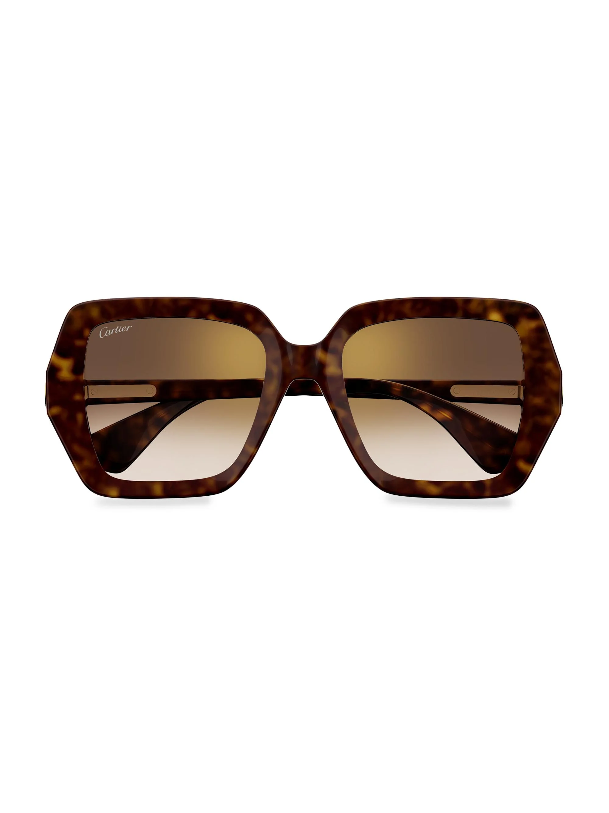 Women's C Decor 24K Goldplated 58MM Butterfly Sunglasses - Brown Gradient Havana - 1