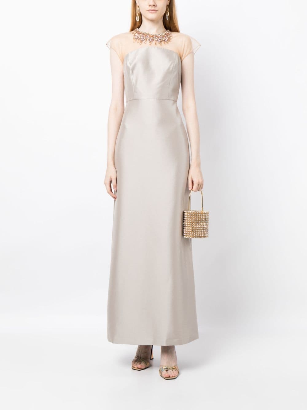 Irina crystal-embellished gown - 2
