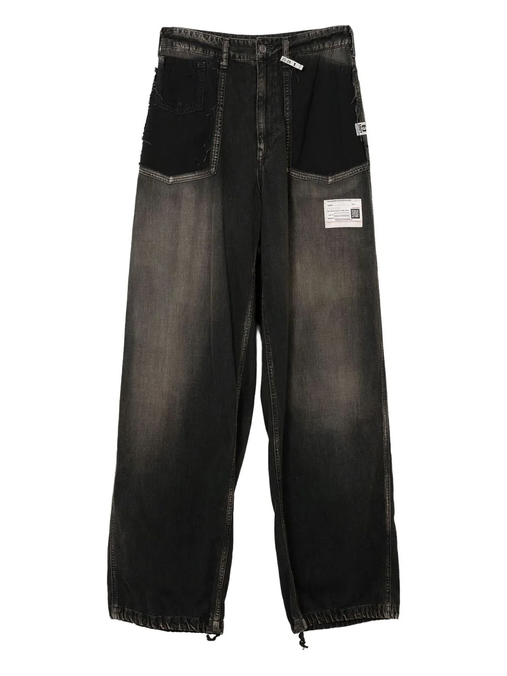 cut-out pockets jeans - 1