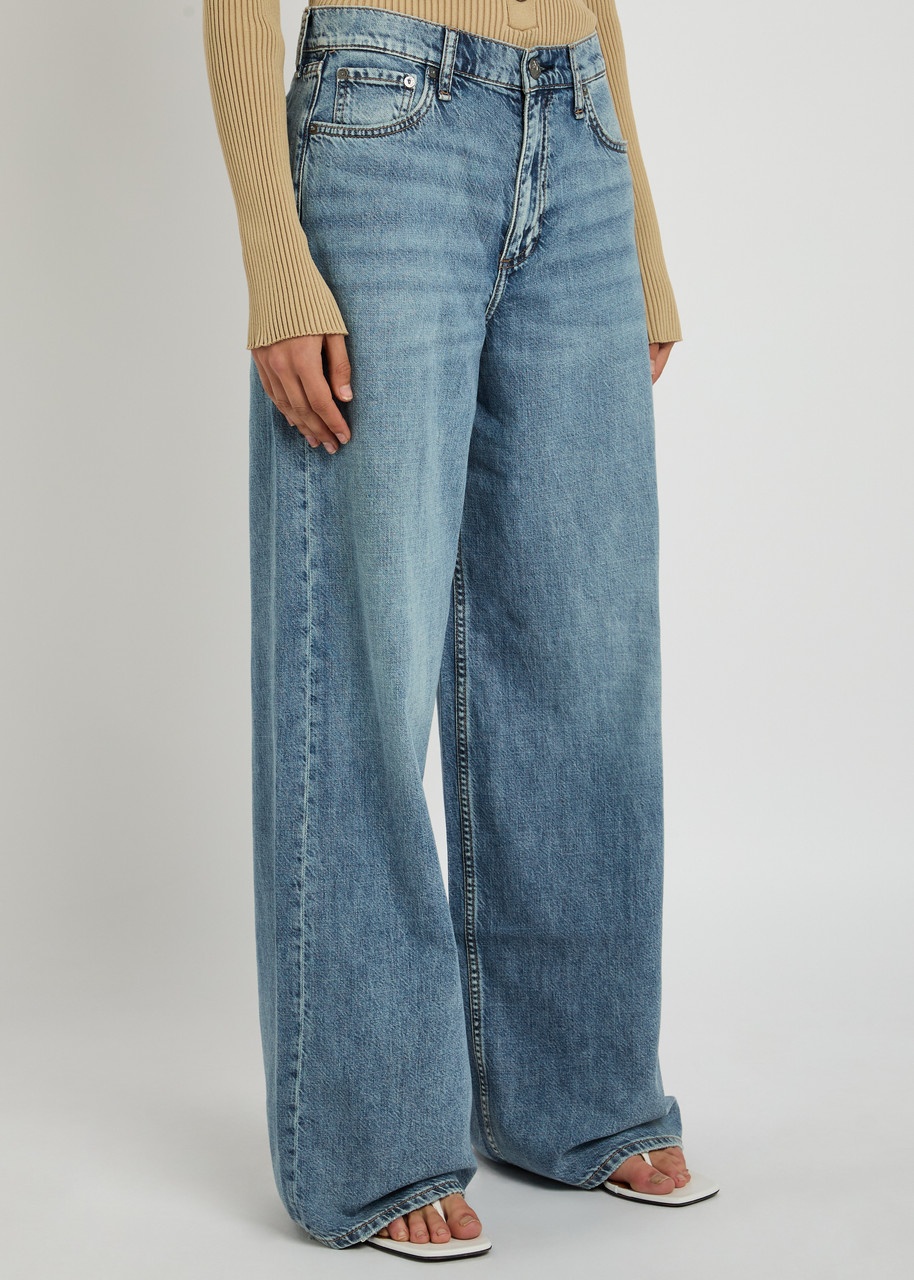 Rag & Bone Featherweight Sofie Wide-leg Jeans - 2