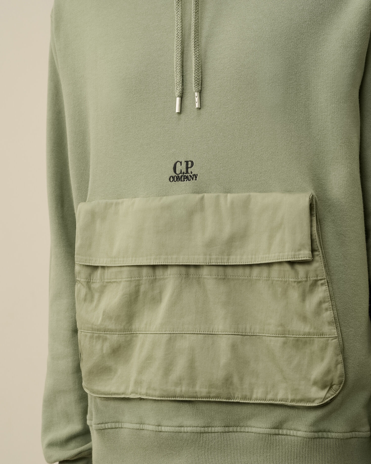 Cotton Fleece Mixed Hoodie - 5