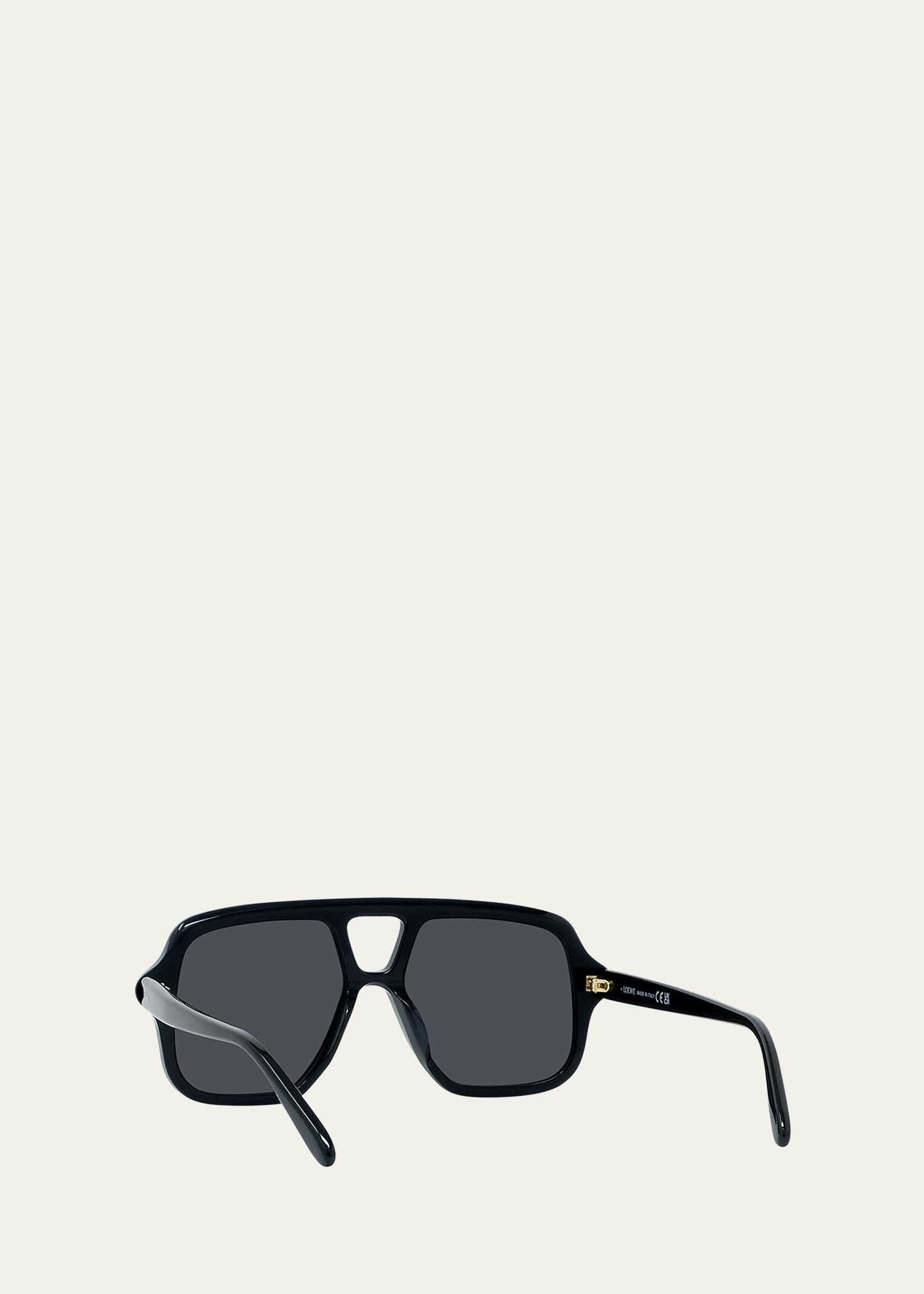 Slim Aviator Logo Sunglasses - 4
