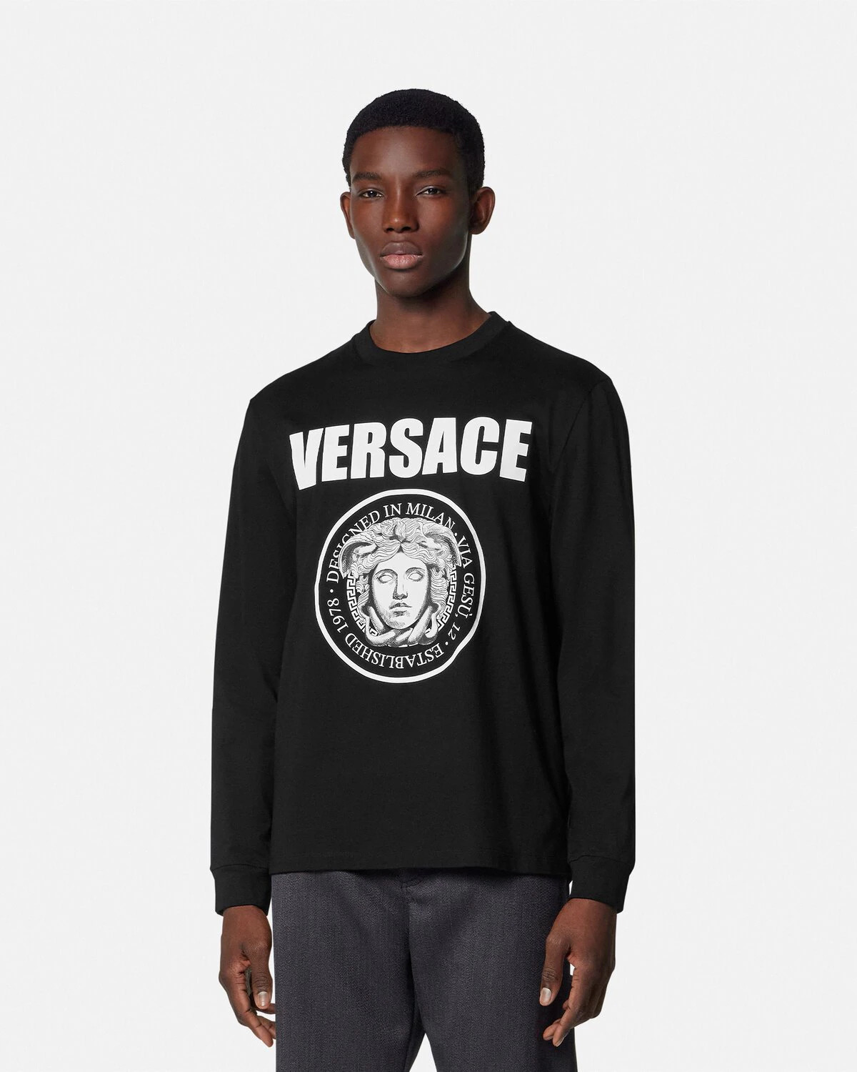 Medusa Rock Long-Sleeved T-Shirt - 4