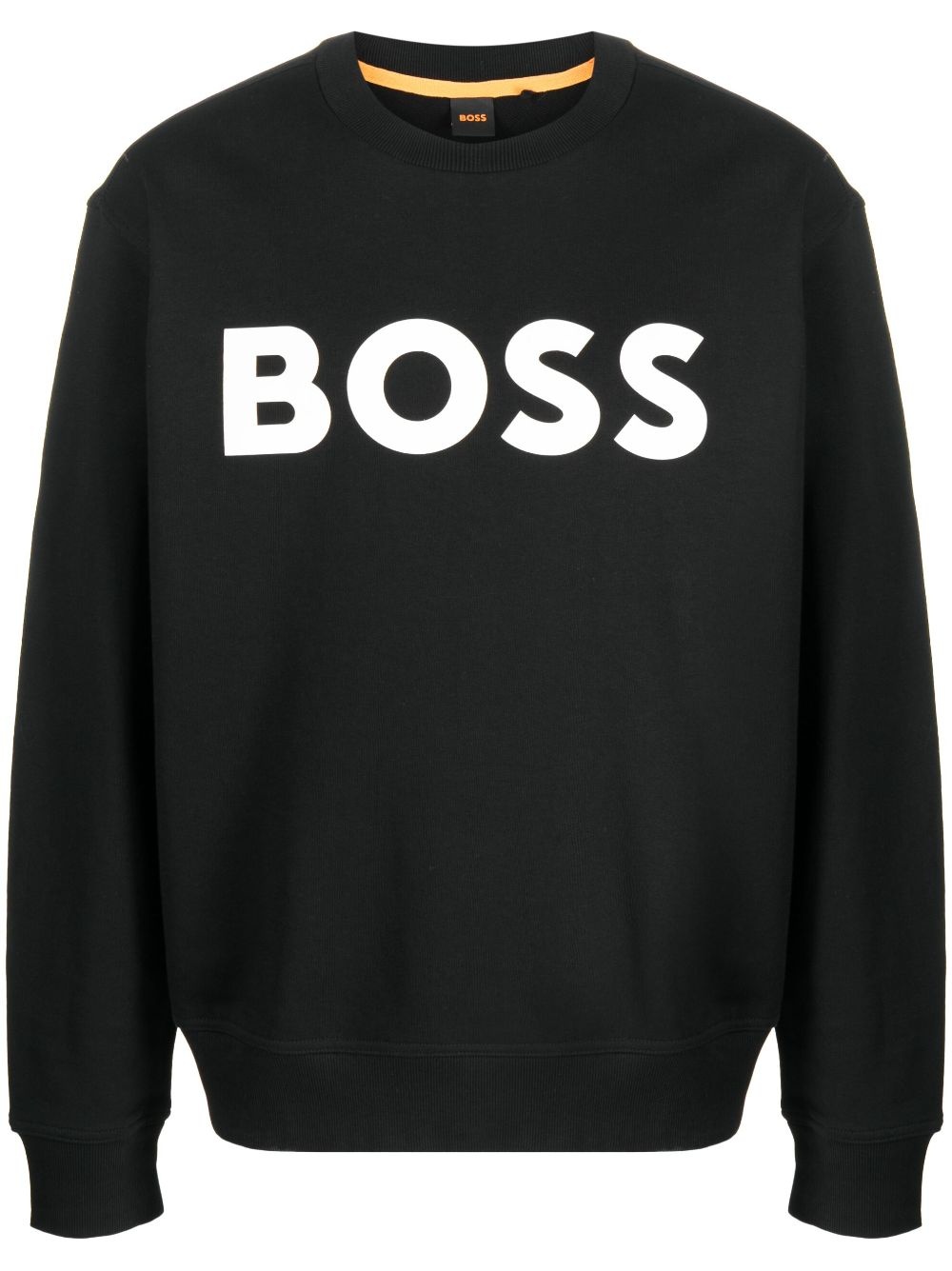 logo-print cotton sweatshirt - 1