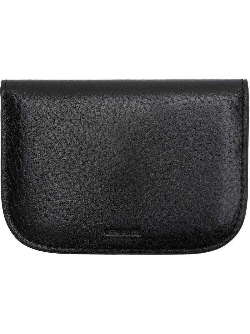 Lemaire Black Soft Tab Card Holder outlook
