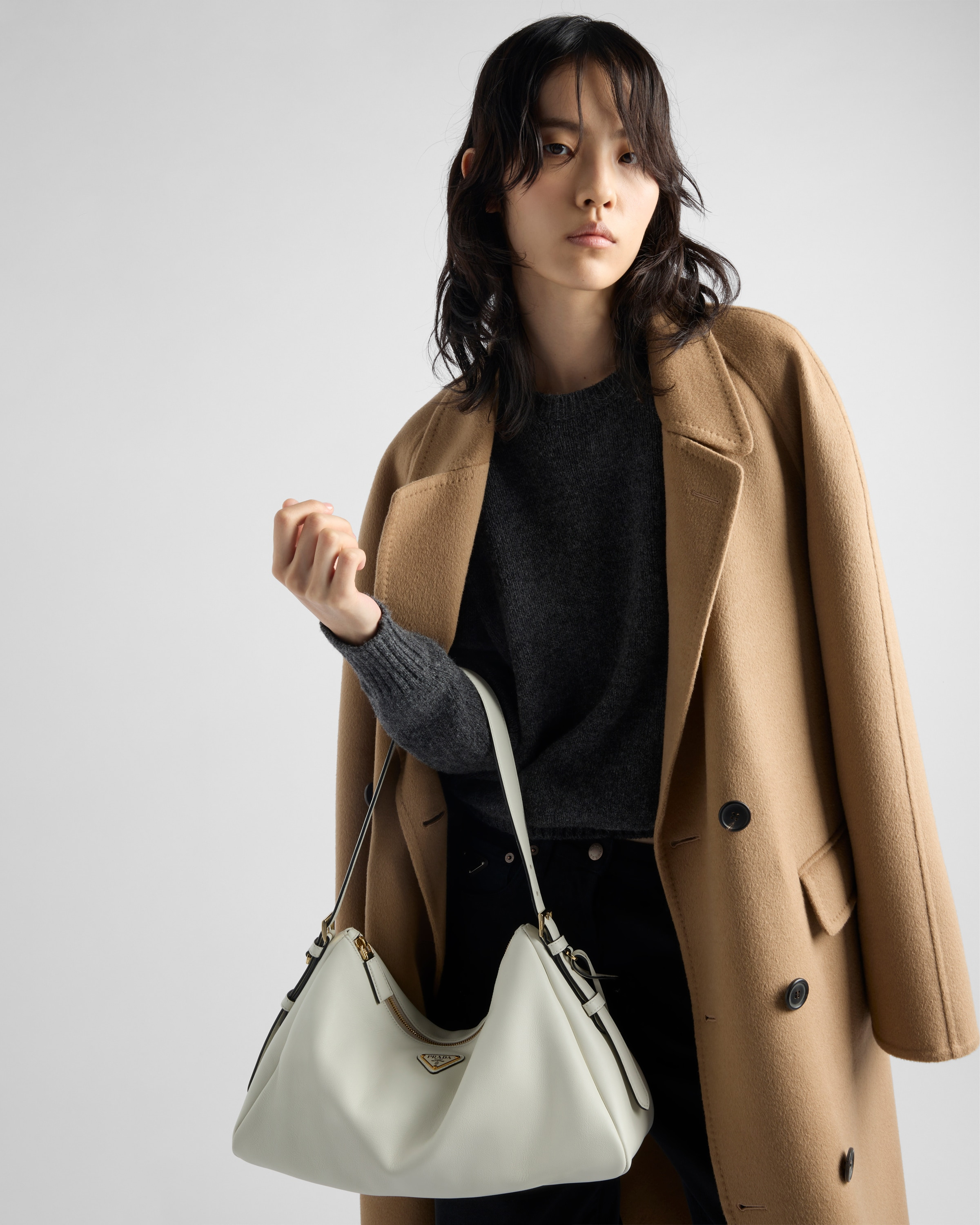 Prada Aimèe large leather shoulder bag - 2