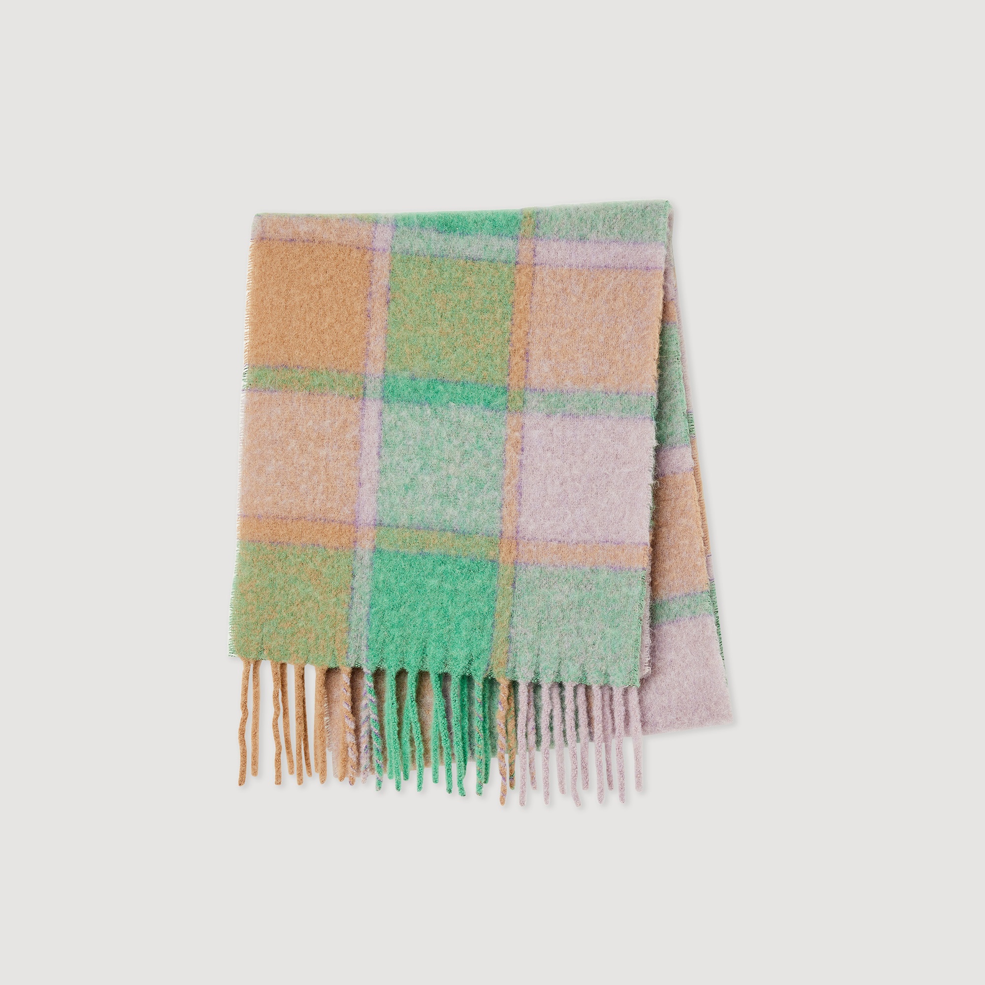 Checked scarf - 1