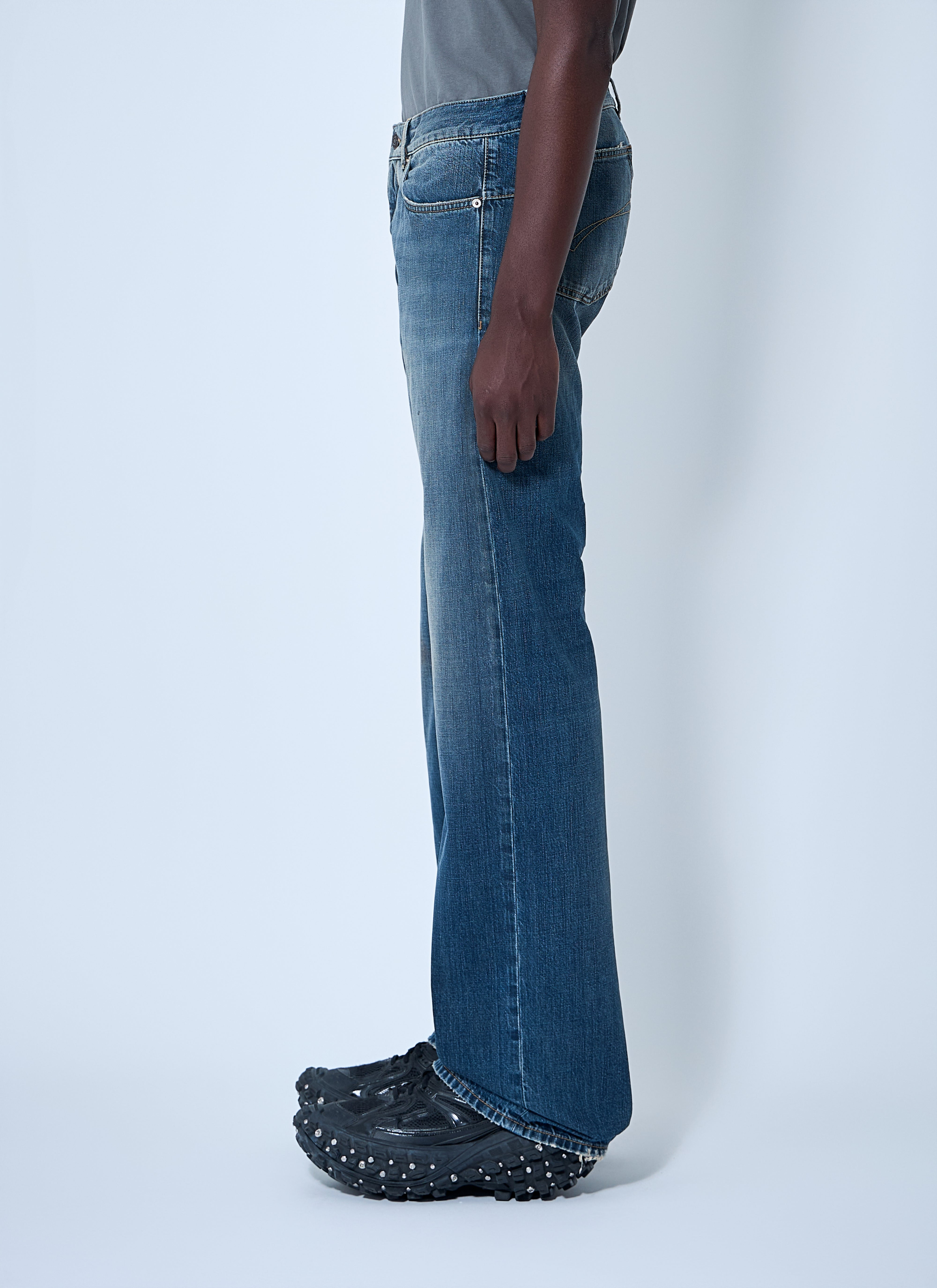 Balenciaga Men Low Rise Jeans - 3