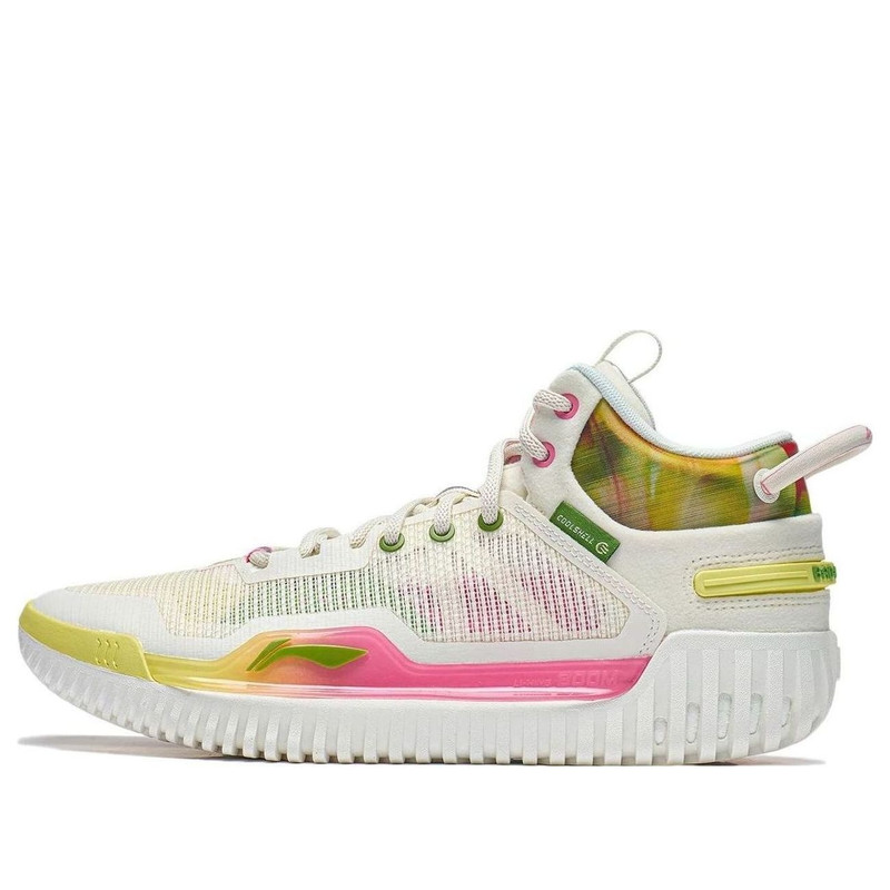 Li-Ning BadFive 3 'White Yellow Pink' ABFT005-8 - 1