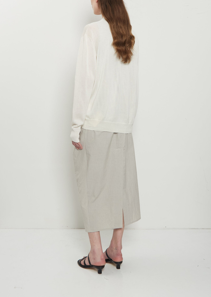 LAUREN MANOOGIAN Veil Pima Cotton Cardigan outlook