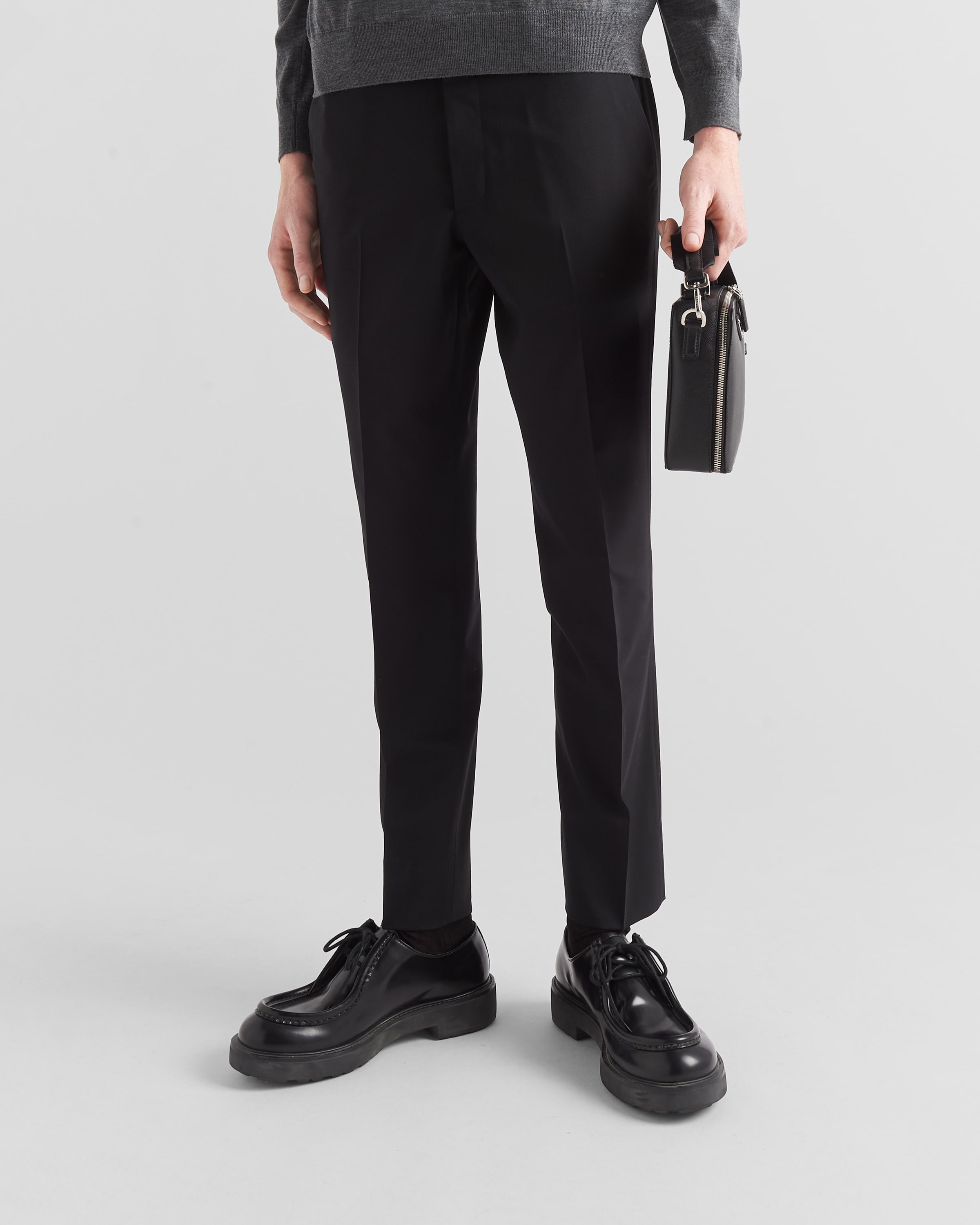 Light stretch wool pants - 3