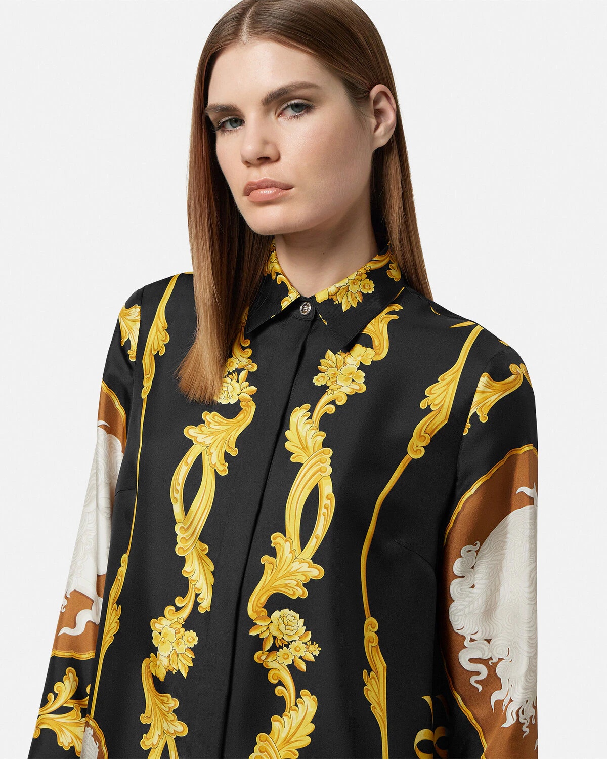 Cameo Silk Shirt - 3