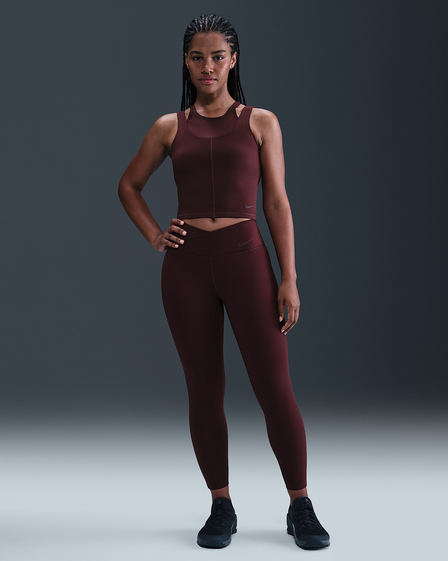 Nike One Fitted Women's Dri-FIT Cropped Tank Top - 4