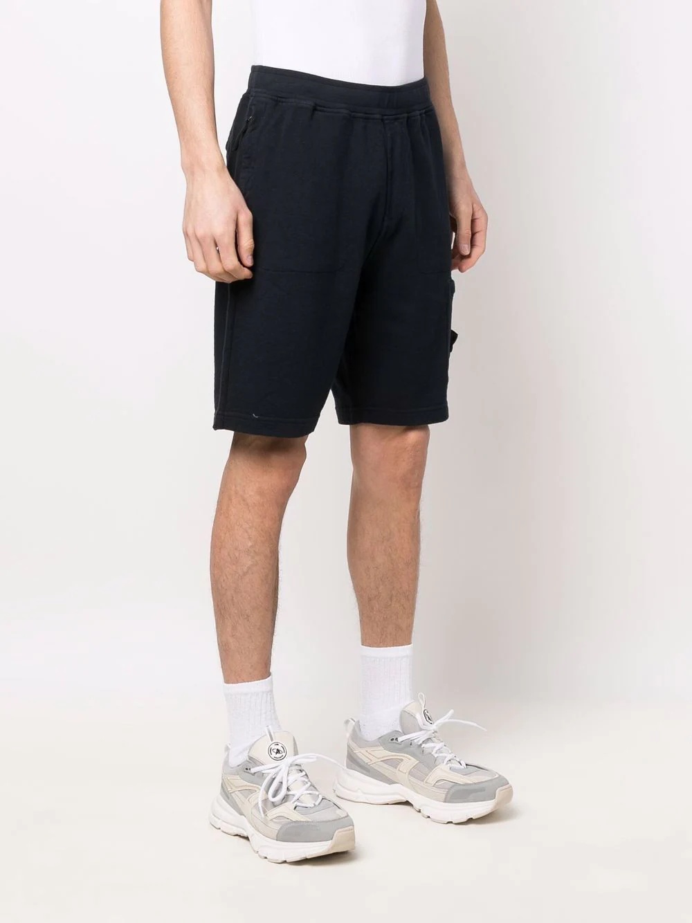 Compass-patch track shorts - 3