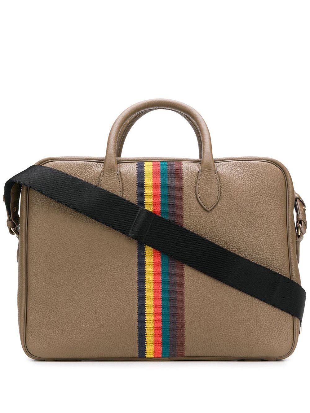 striped laptop bag - 1