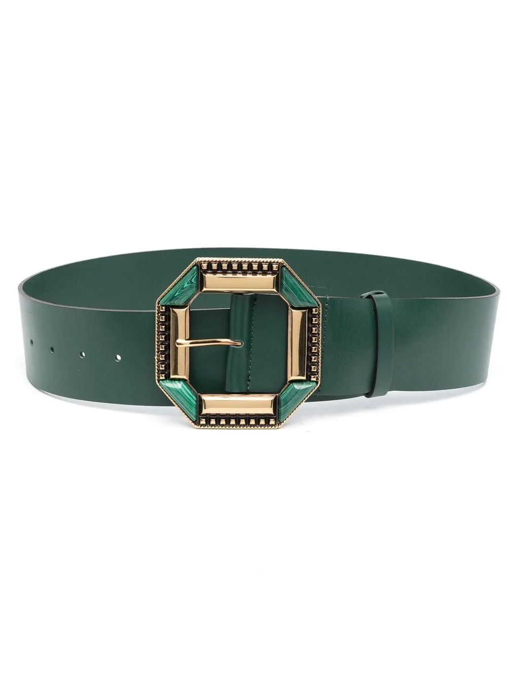 buckled calf-leather belt - 1