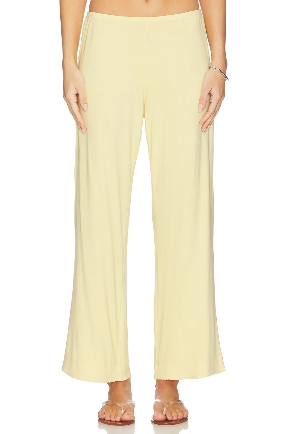 The Baby Rib Scallop Pant - 1