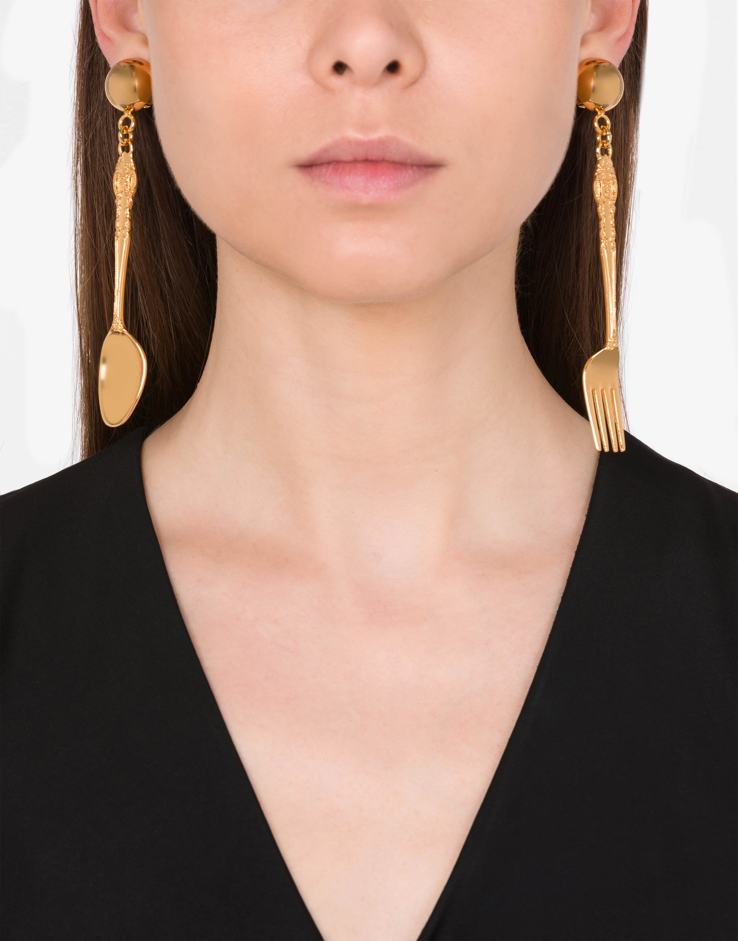 CUTLERY CHARM DROP EARRINGS - 4