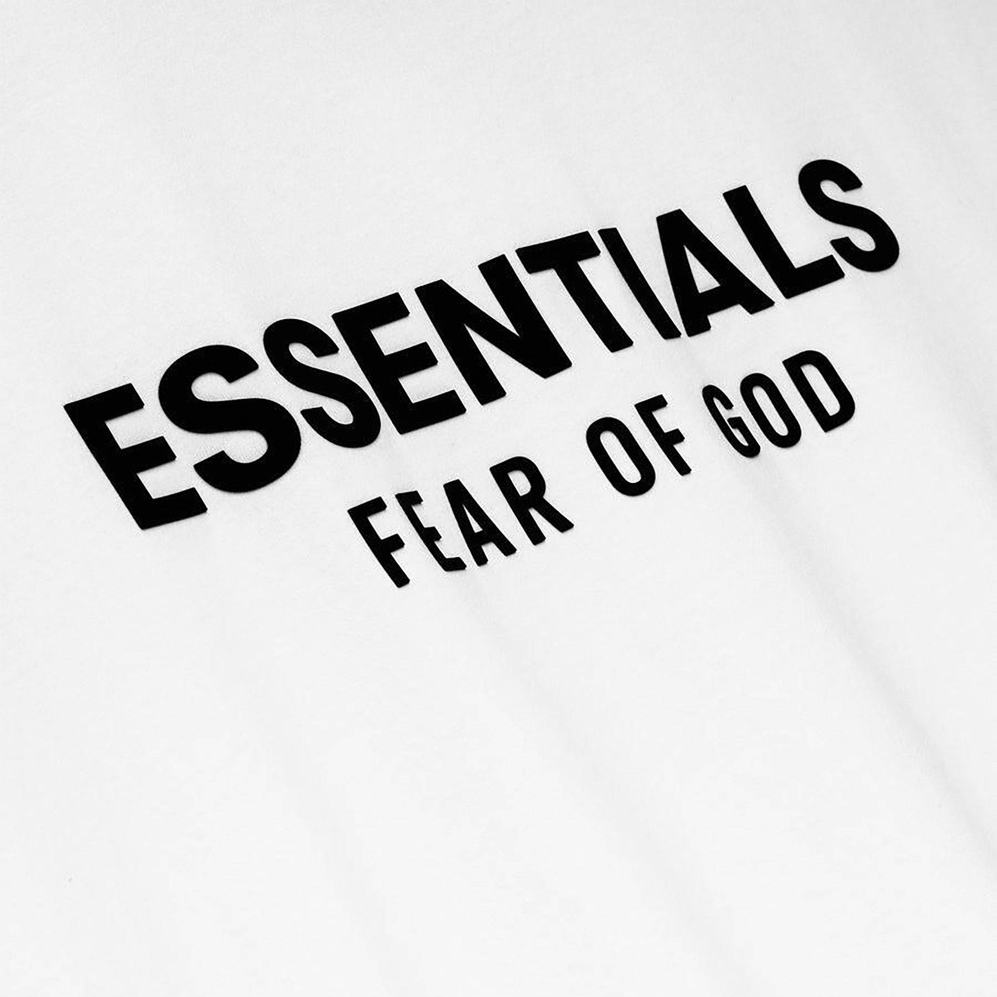 Fear of God Essentials Classic Fit T-Shirt 'Bright White' - 3