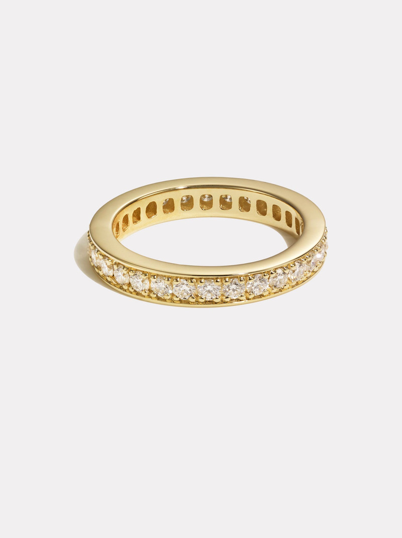 Chubby Diamond Band | White Diamond 1