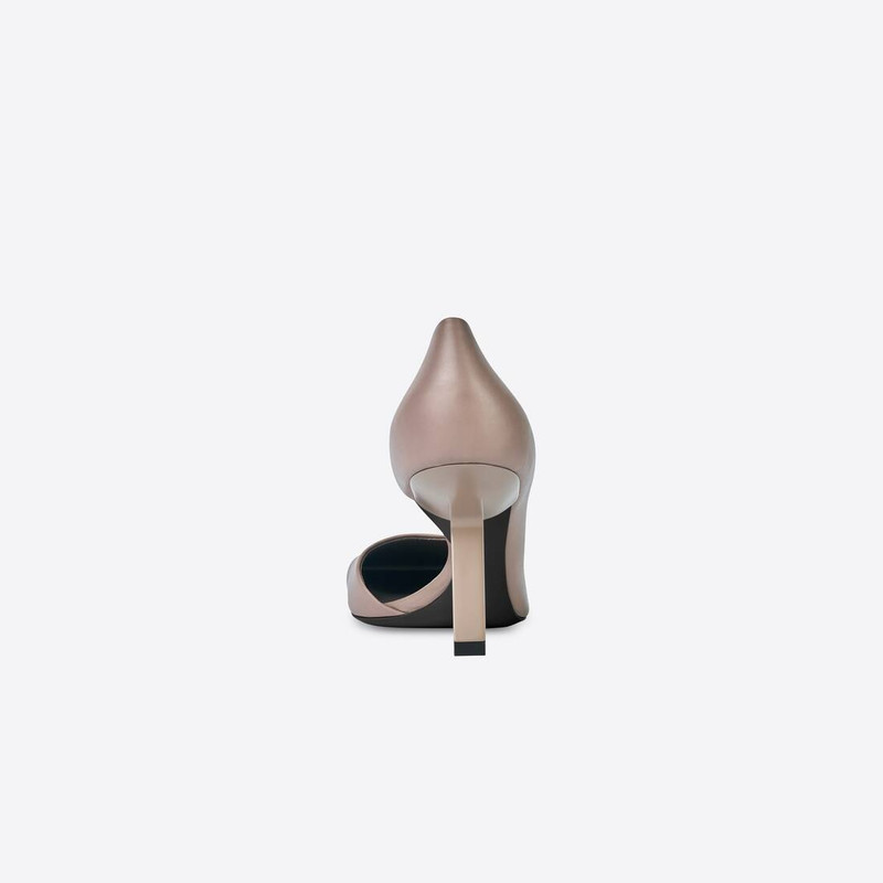 BALENCIAGA Women's Void 80mm D'orsay Pump in Grey outlook