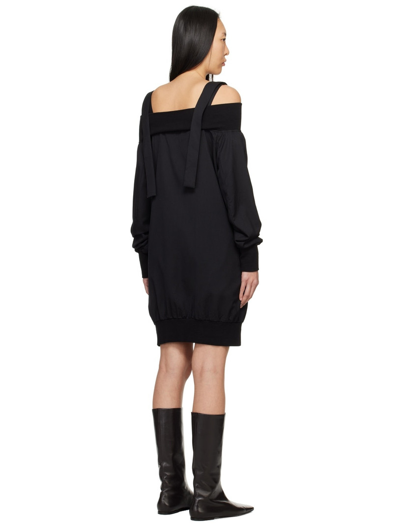 Black Off-The-Shoulder Minidress 3
