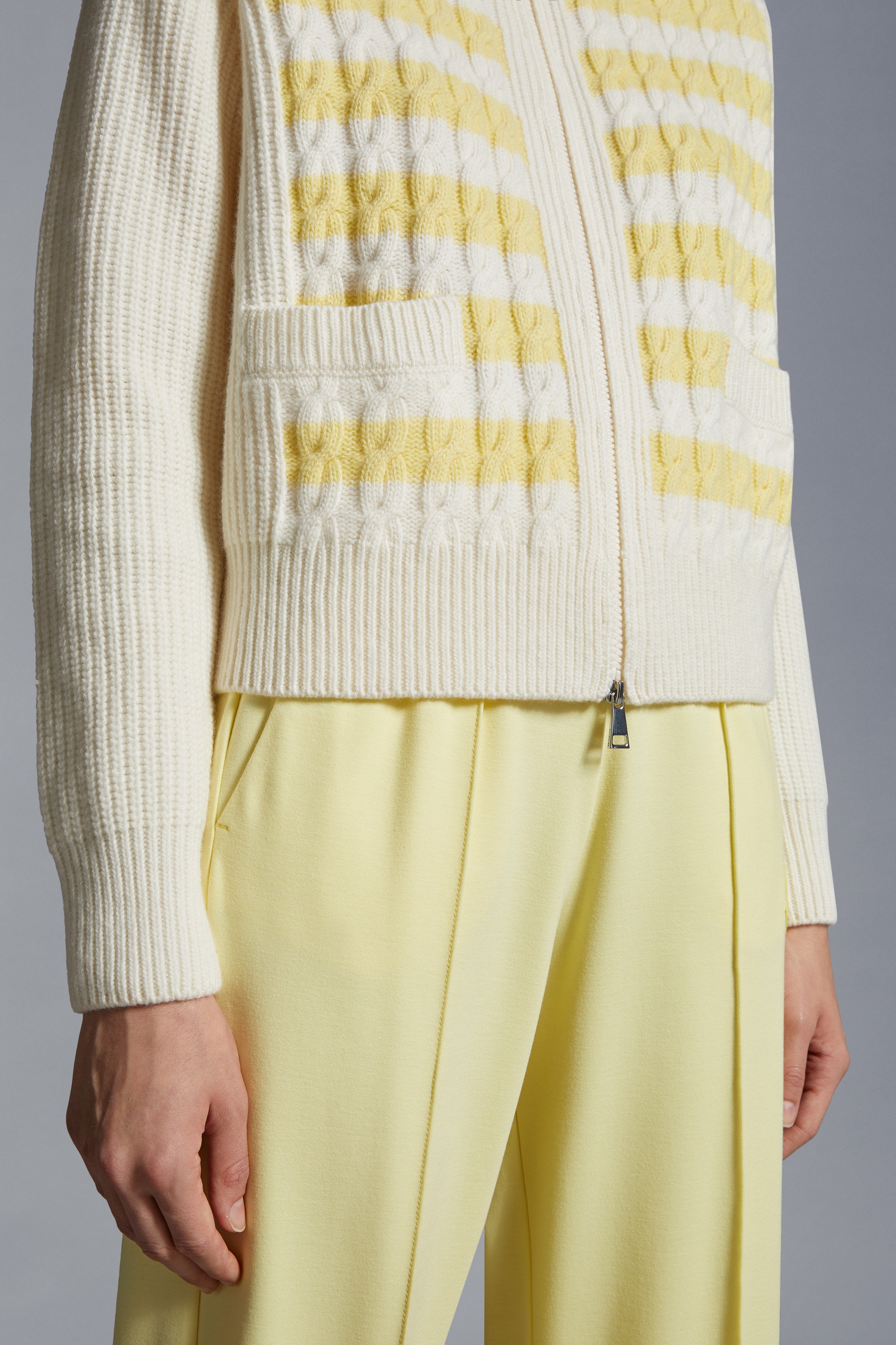 Padded Wool Cardigan - 6