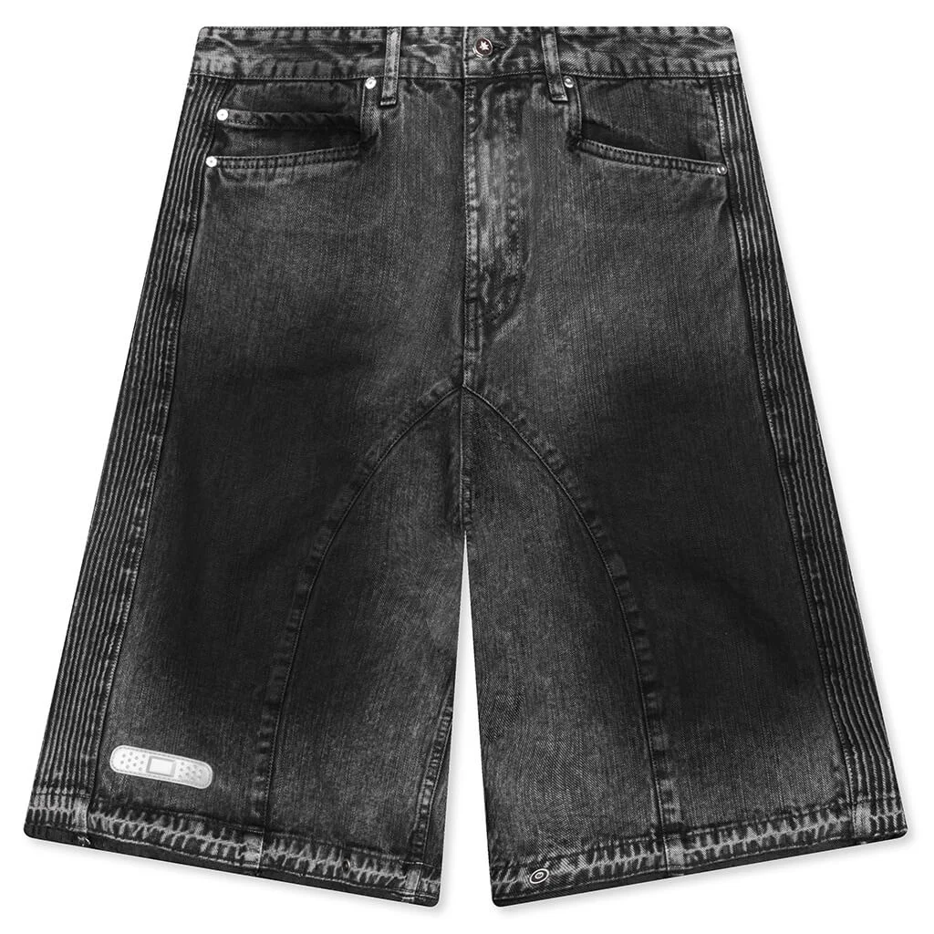 LOW RIDE BIKER SHORTS - NERO - 1