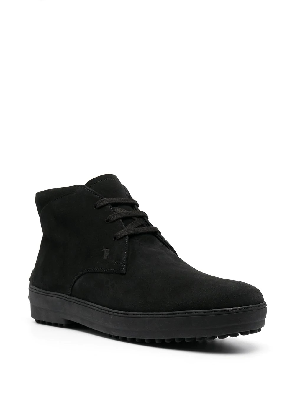 lace-up suede boots - 2