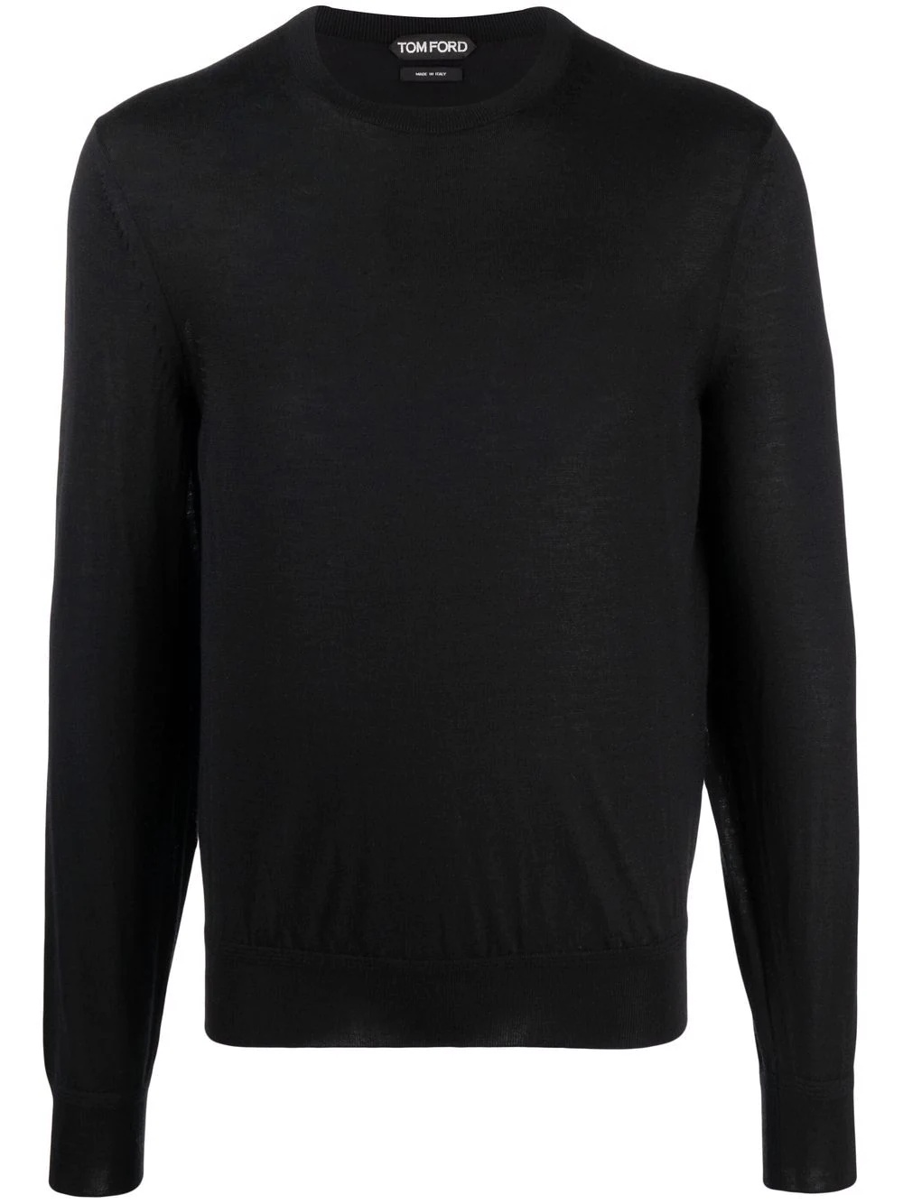 knitted cashmere-silk jumper - 1