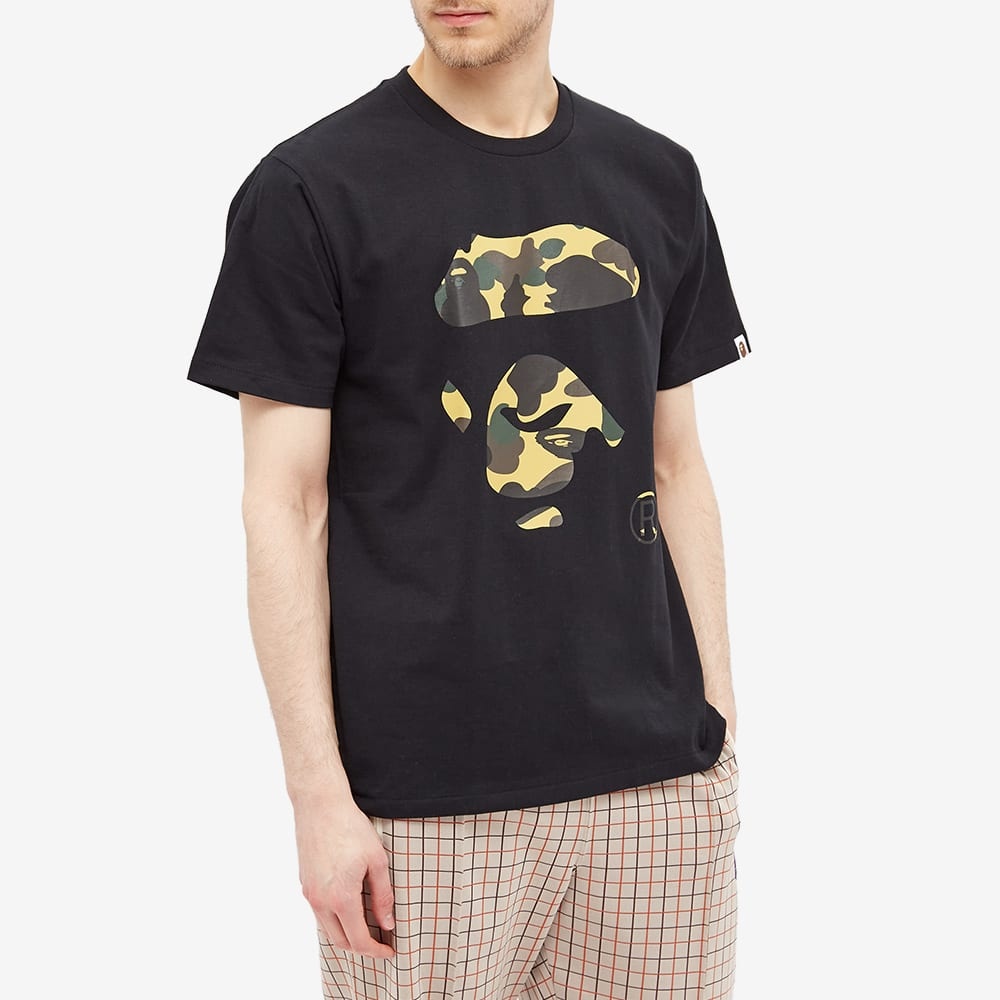 A Bathing Ape 1st Camo Ape Face Tee - 4