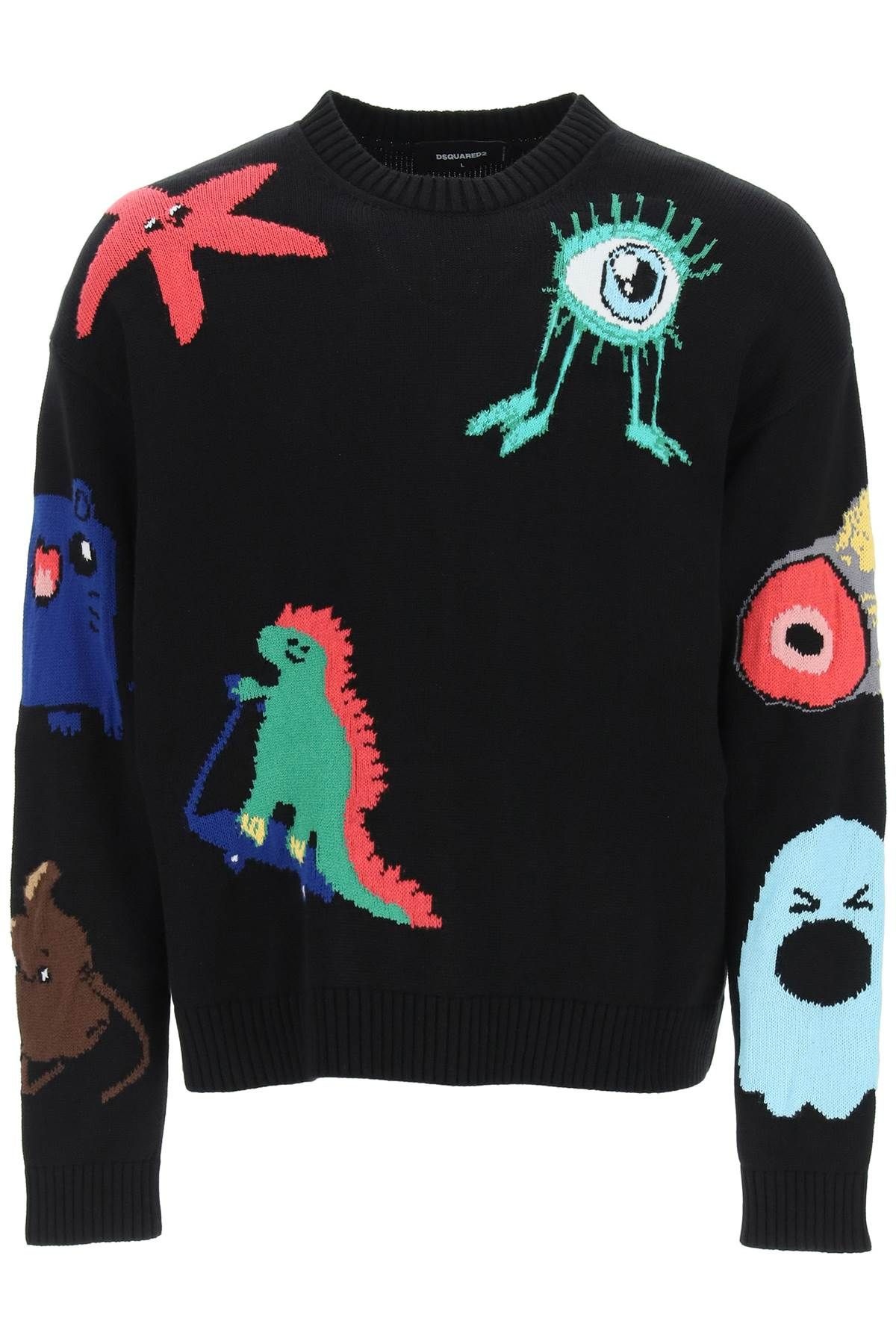 CARTOON COTTON SWEATER - 1