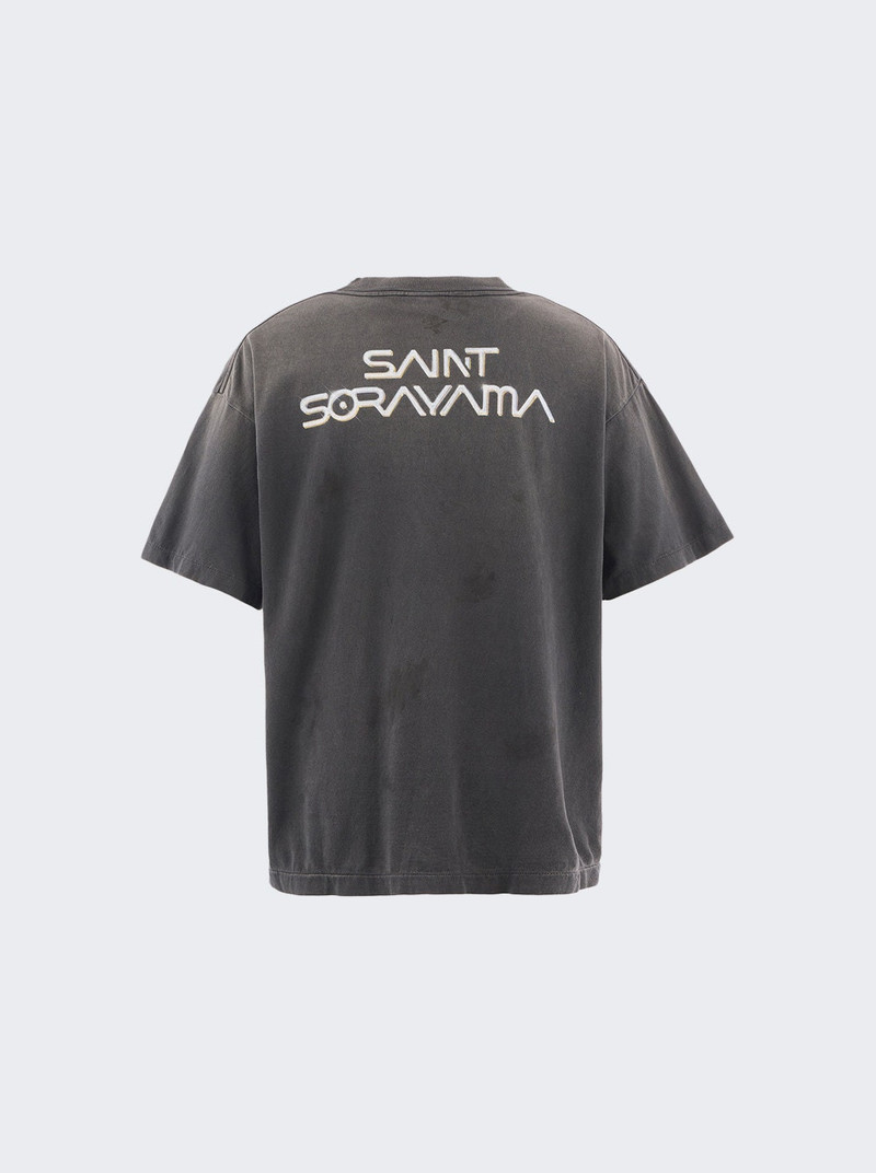 SAINT M×××××× X Sorayama T-rex Tee Black outlook