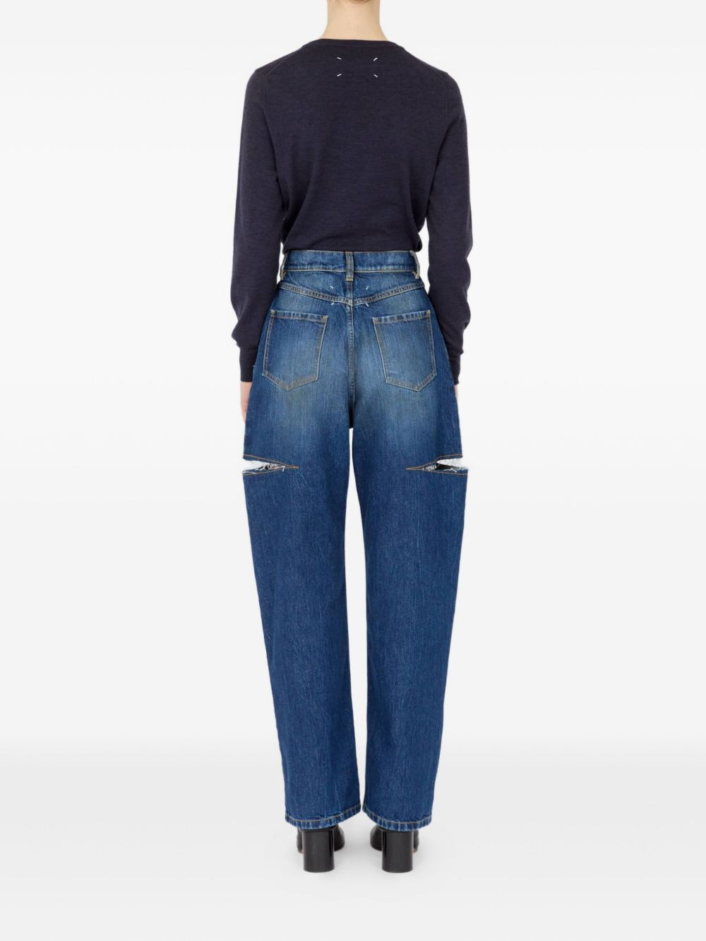 cut-out jeans - 5