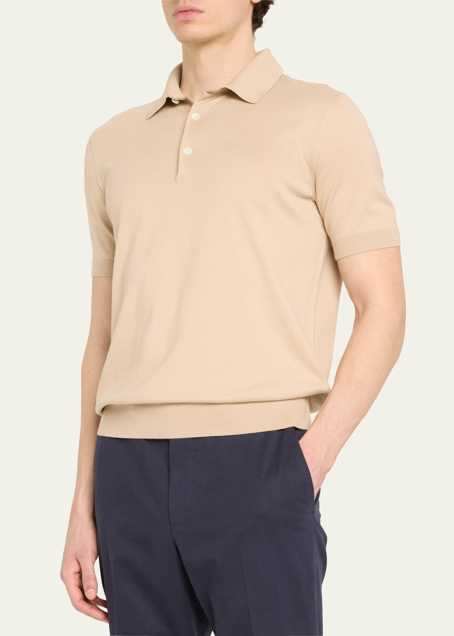 Men's Premium Cotton Polo Shirt - 4