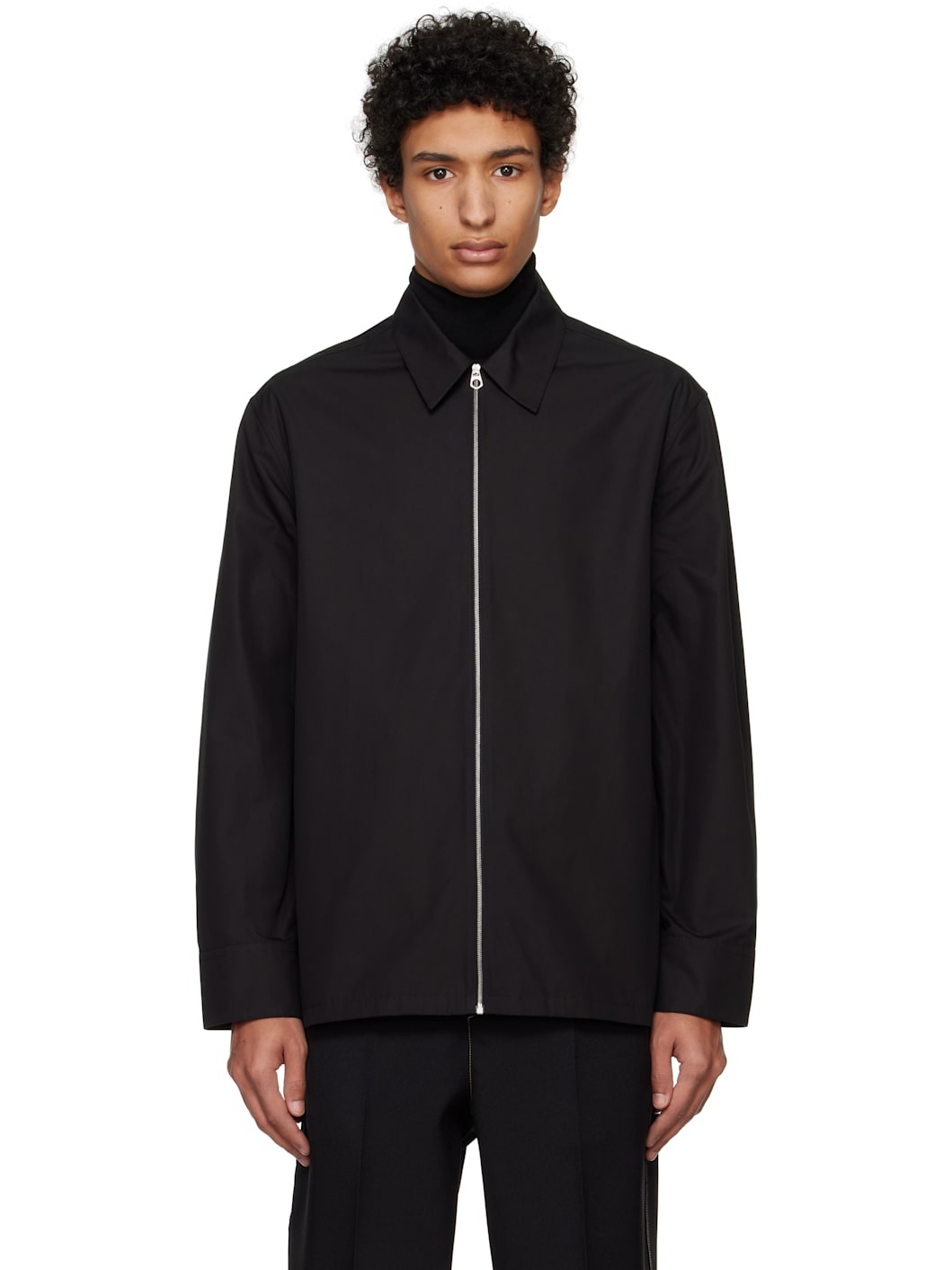 Black Zip Shirt - 1