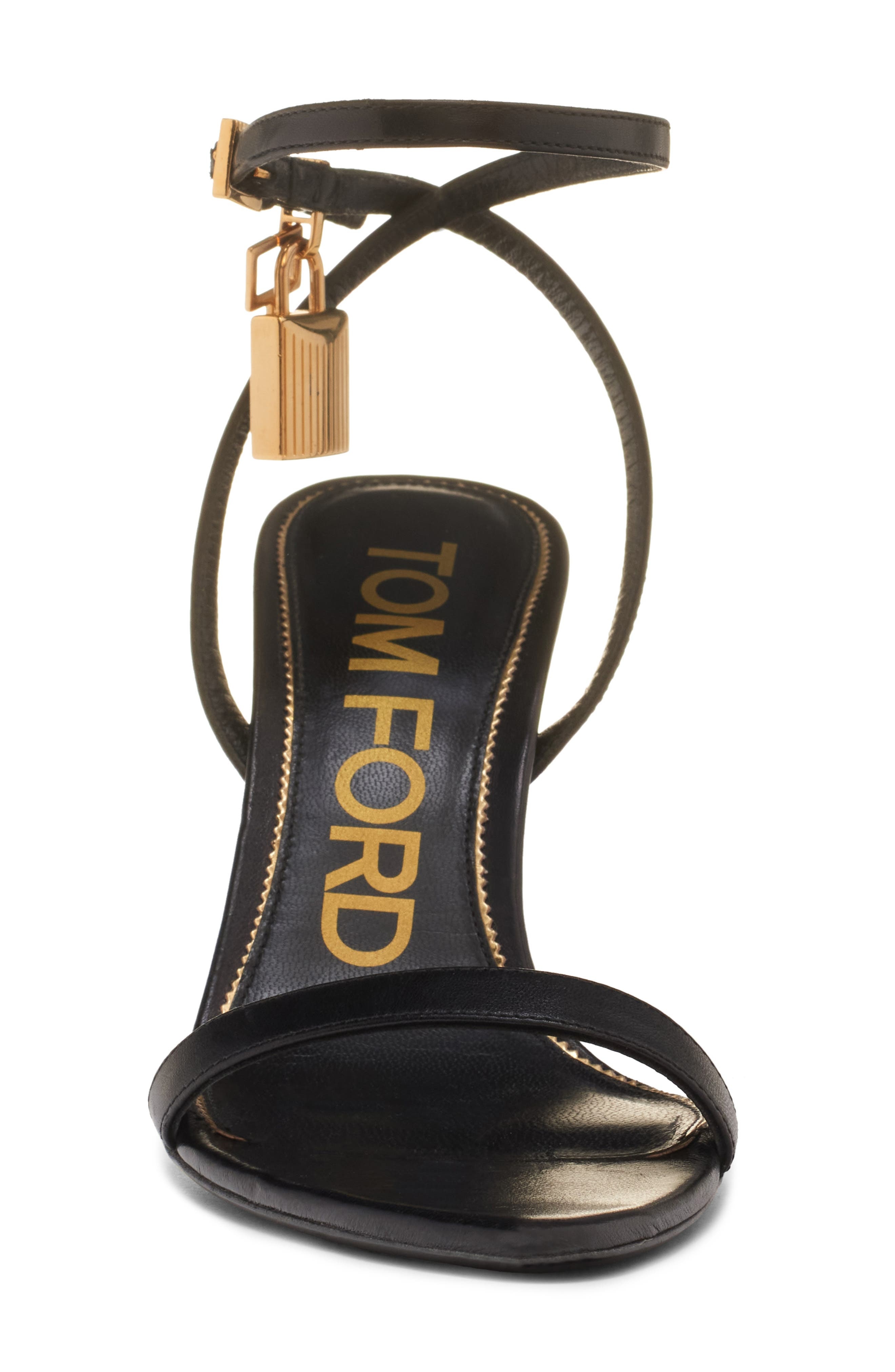 Padlock Naked Pointy Toe Sandal - 4
