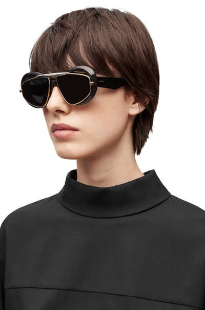 Loewe Wing double frame sunglasses in acetate and metal outlook