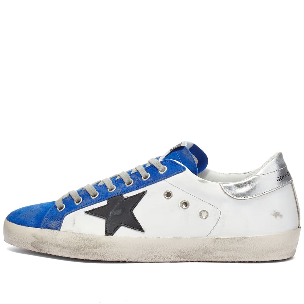 Golden Goose Superstar Suede Toe Leather Laminated Heel Snea - 2