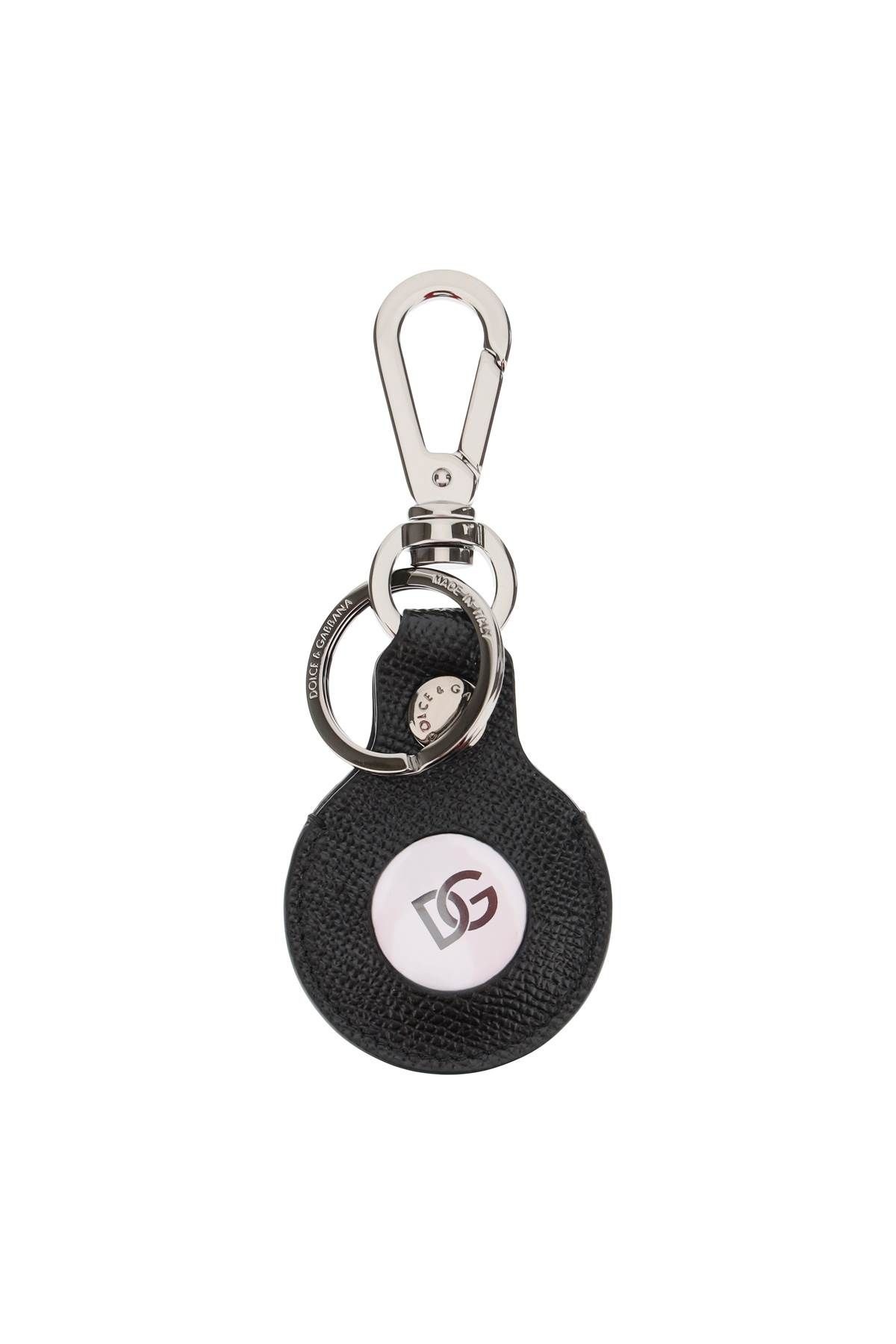 DAUPHINE LEATHER AIR TAG KEYRING - 1