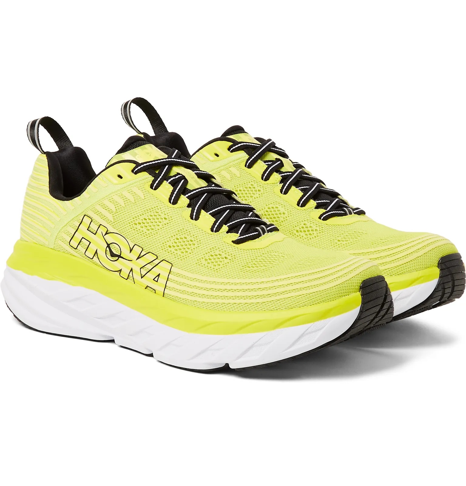 Bondi 6 Rubber-Trimmed Mesh Running Sneakers - 4