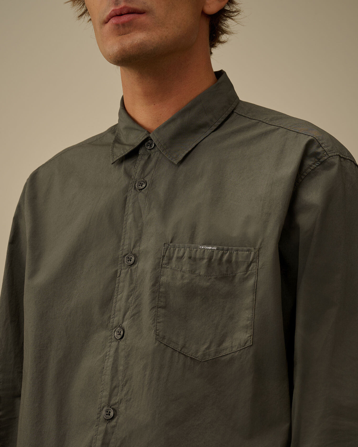 Popeline Longsleeve Button Shirt - 5